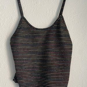 Urban Outfitters Rainbow Sparkly Tank Top